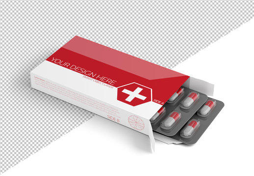 Pharmaceutical Packaging Mockup