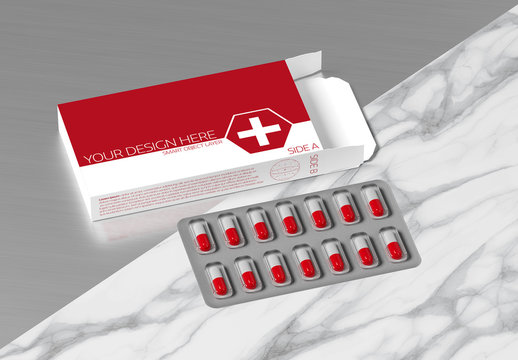 Pharmaceutical Packaging Mockup