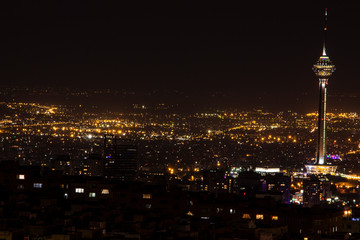 Obraz premium night view of Tehran