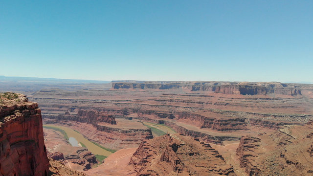 Canyonlands, aerial view of Dead Horse