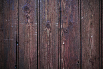 Wooden wall vertical background close up