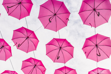 abstract background with umbrellas