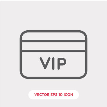 vip ticket icon vector