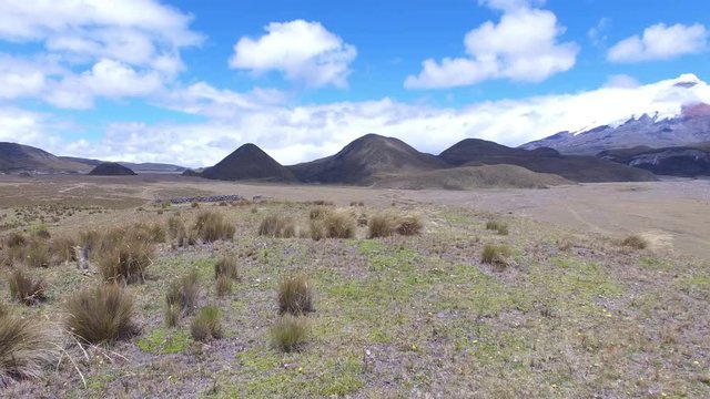 Over the Pucara Salitre Incan Ruins in Cotopaxi National Park