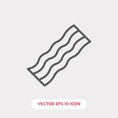 bacon icon vector