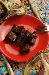 Fegato alla veneziana ft71112580 Liver and onion Cucina italiana
