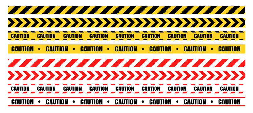 Hazardous warning tape sets must be careful for construction and crime.