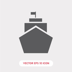 ship icon vector