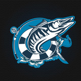 Download "Wahoo fish. Fishing logo vector. Acanthocybium solandri ...