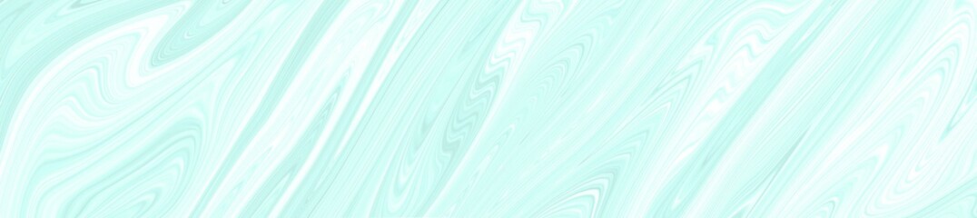 A wave pattern of white and blue. The background is turquoise with streaks and curved lines.