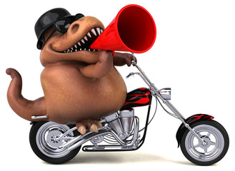 Fun trex - 3D Illustration © Julien Tromeur