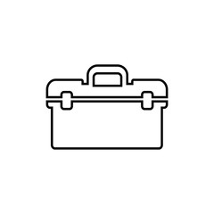 tool box line icon, logo on white background