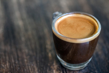 shot espresso coffee