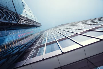 Foto auf Acrylglas London modern office buildings skyscraper in London city