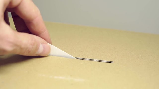 Hand of a person casting a vote into the ballot box during elections.