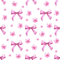  Hand painted watercolor seamless pattern for invitations,greeting card and design.