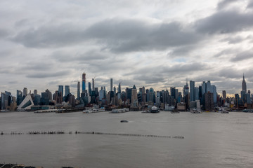 New York City Cityscape Morning Sunrise