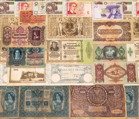 Fototapeta na wymiar old currency