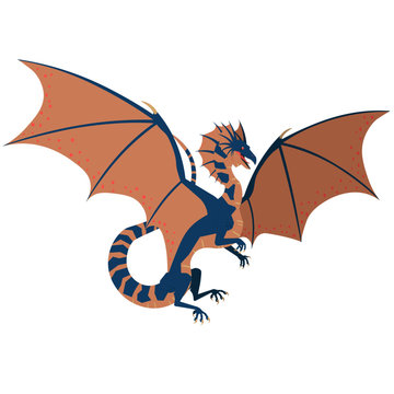 vector illustration of dragon