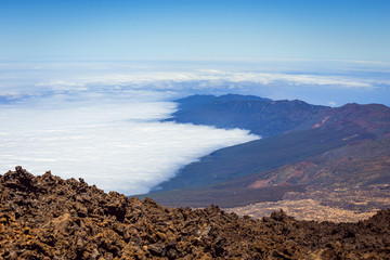 Beautiful landscape of  Teide national park, Tenerife, Canary island, Spain