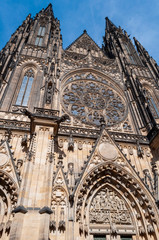 Fototapeta premium St. Vitus Cathedral Prague, Czech Republic.