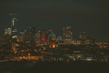Edmonton night skyline
