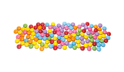 Multicolored sweets candy pattern