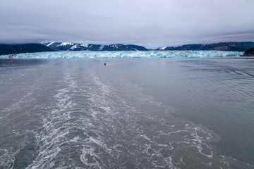 Glacier and mountains
