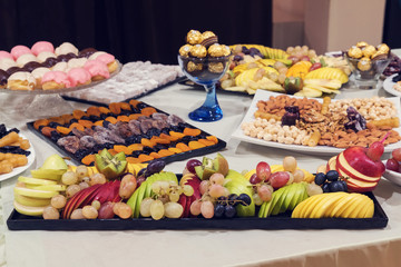 Fruits and sweets