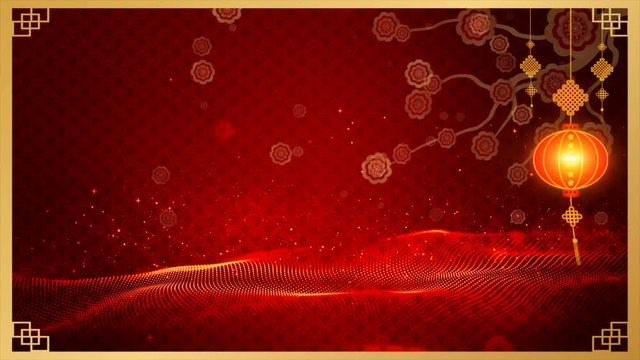 Chinese New Year Motion graphics background