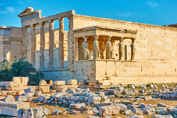 The Erechtheion temple in Athens