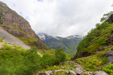 beautifull Landscape at Lost Valley near Glencoe