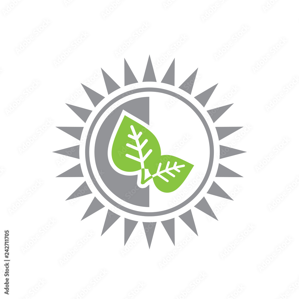 Fototapete Environment ecology icon on white background for graphic and web design, Modern simple vector sign. Internet concept. Trendy symbol for website design web button or mobile app