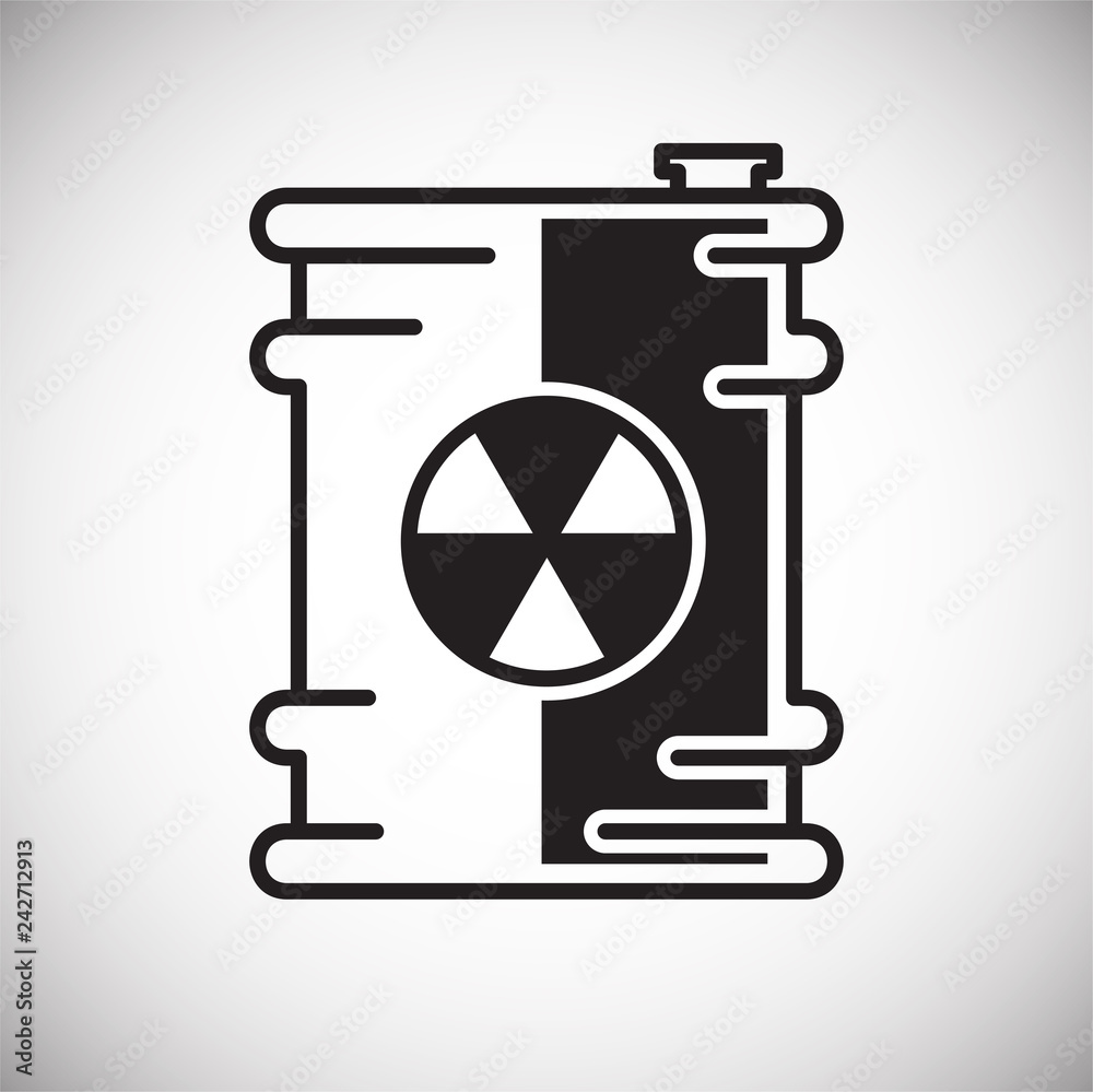 Fototapete Ecology fuel icon on white background for graphic and web design, Modern simple vector sign. Internet concept. Trendy symbol for website design web button or mobile app