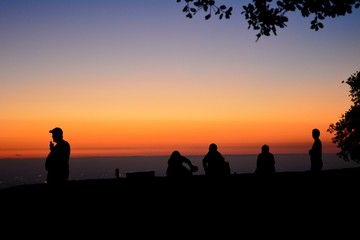 Sonnenuntergang Mount Helix San Diego