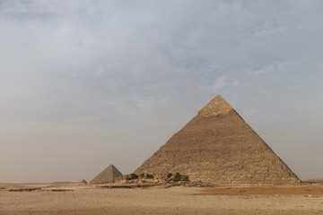 Fototapeta na wymiar The Pyramid of Khafre or of Chephren