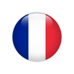 France flag on button
