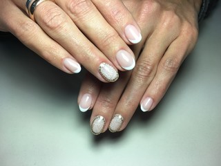 delicate french manicure © irina