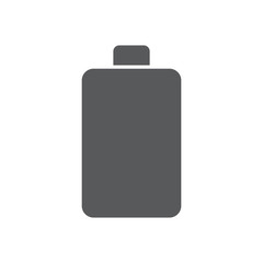 Battery icon on white background for graphic and web design, Modern simple vector sign. Internet concept. Trendy symbol for website design web button or mobile app