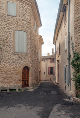 Gordes village in France on a cloudy day