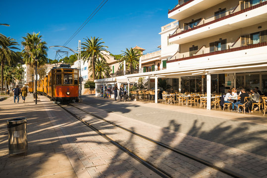 Port de Soller, Mallorca, Spain - 04.11.2018