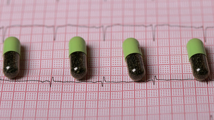 Medical therapy on electrocardiogram