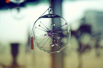 unusual decorative glass balls