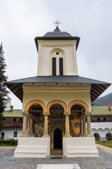 Fototapeta na wymiar Old church of Sinaia Monastery, Prahova Valley, Romania.
