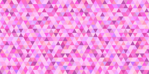 Fototapeta premium Seamless triangle pattern. Geometric wallpaper of the surface. Mosaic background. Doodle for design. Print for flyers, posters, t-shirts and textiles. Vintage and retro style