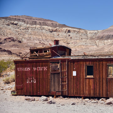 Abandoned ghost town in Death Valley National Park