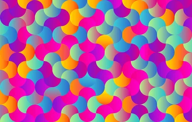 Fototapeten Abstract colors background for design - Vector - Pieces in a Puzzle © igor_shmel