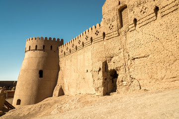 View of Arg-e Bam - Bam Citadel, near city of Kerman, rebuilt after earthquake, Iran