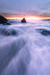 Spot from Ilbarritz beach, at Biarritz, Basque Country.