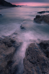 Spot from Ilbarritz beach, at Biarritz, Basque Country.
